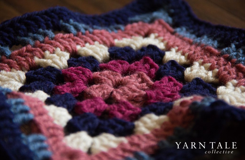 "Multi-Colored" Granny Square - Step-by-Step Tutorial