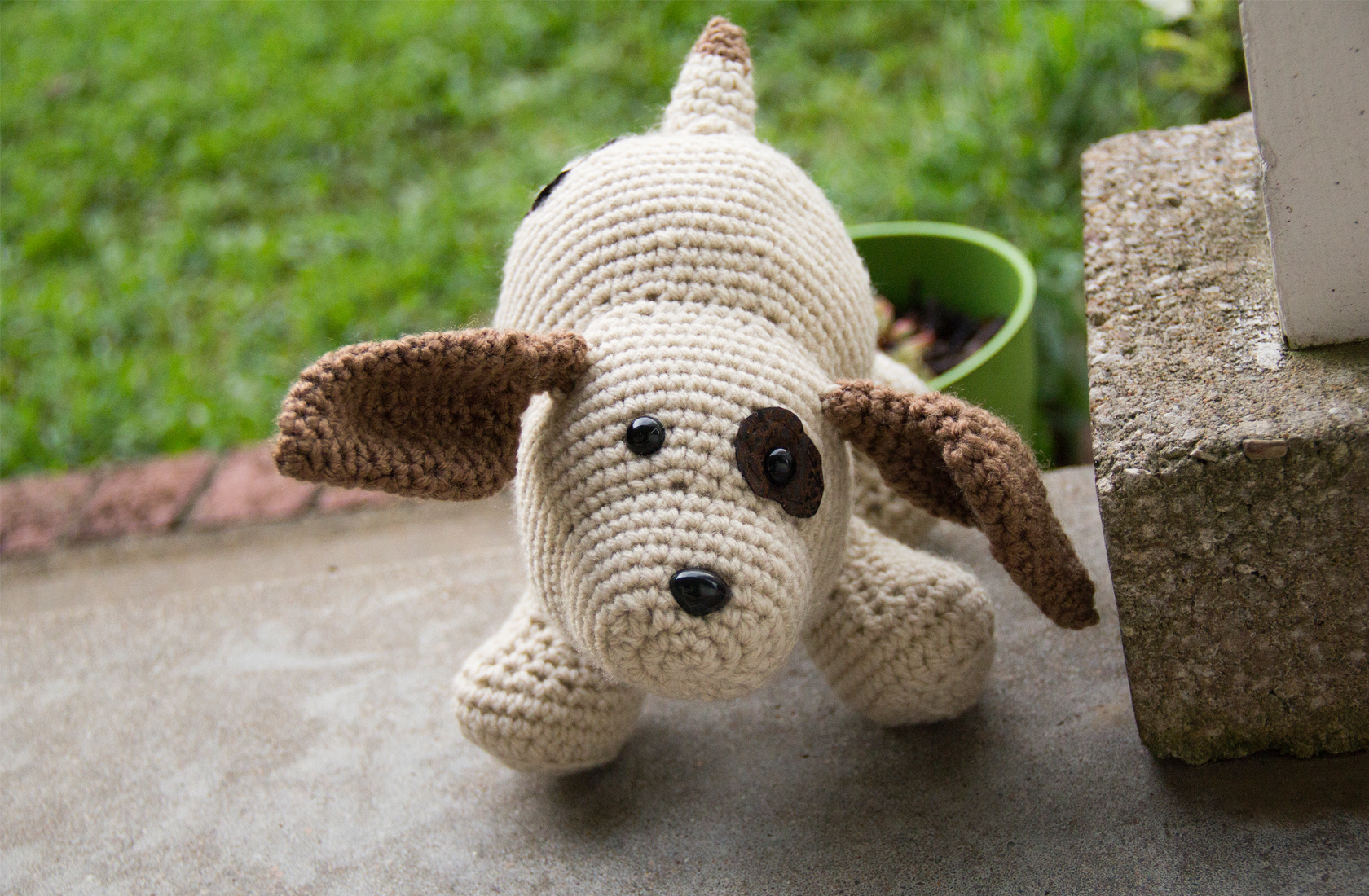 Banjo the Dog - Finished Amigurumi Animal