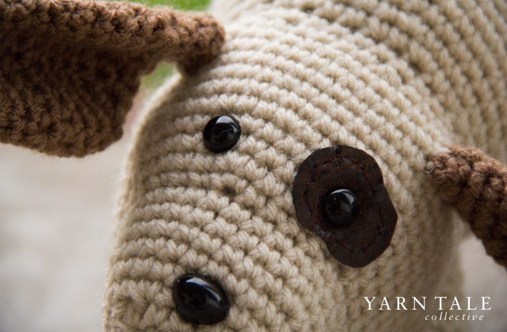 Banjo the Dog - Finished Amigurumi Animal - Yarn Tale Collective