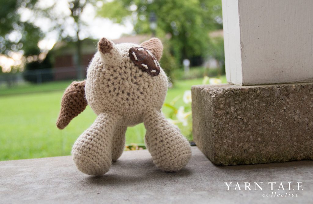 Banjo the Dog - Finished Amigurumi Animal - Yarn Tale Collective
