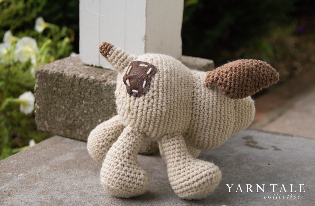 Banjo the Dog - Finished Amigurumi Animal - Yarn Tale Collective