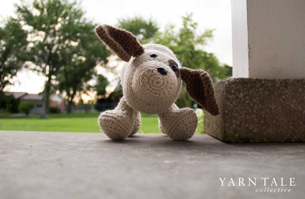 Banjo the Dog - Finished Amigurumi Animal - Yarn Tale Collective