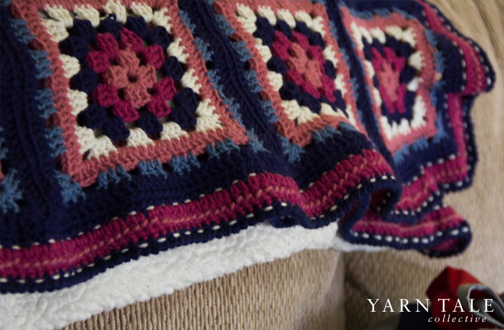 Multi-Colored Granny Square - Finished Baby Blanket - Yarn Tale Collective