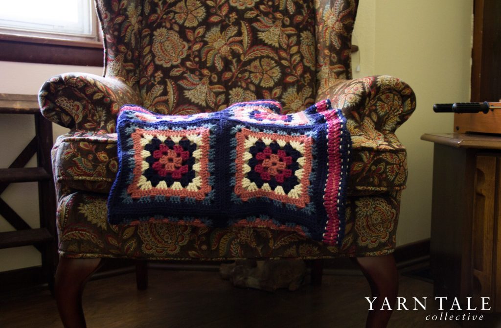 Multi-Colored Granny Square - Finished Baby Blanket - Yarn Tale Collective