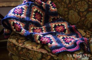 Multi-Colored Granny Square - Finished Baby Blanket - Yarn Tale Collective