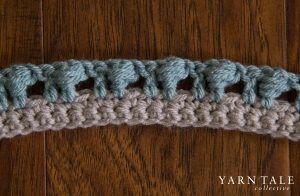Puff Stitch & Single Crochet Border/Edging - Step by Step Tutorial - Yarn Tale Collective