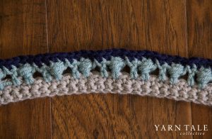 Puff Stitch & Single Crochet Border/Edging - Step by Step Tutorial - Yarn Tale Collective
