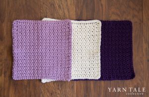 Violet-Lilac Washcloth Set - Yarn Tale Collective