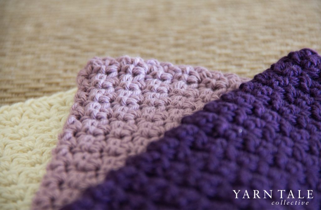 Violet-Lilac Washcloth Set - Yarn Tale Collective