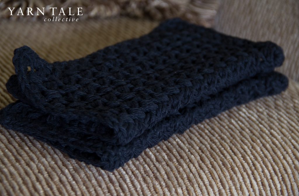 Black Bean Washcloth Collection - Yarn Tale Collective
